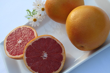 Image showing Grapefruits