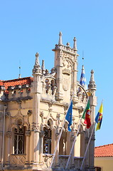 Image showing  baroque tower castle of sintra's city hall