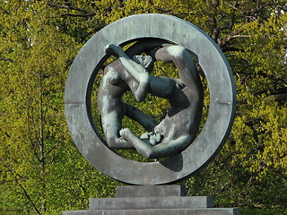 Image showing Vigeland park Oslo