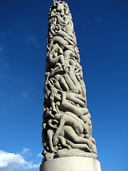 Image showing The Monolith - Vigelands Park, Oslo