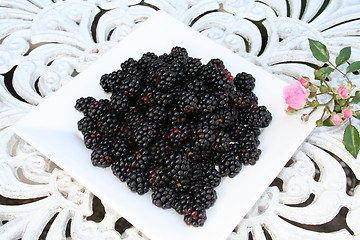 Image showing Blackberries