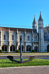 Image showing  Jeronimos Monastery in Belem quarter, Lisbon, Portugal.