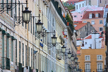 Image showing traditional and residential building in Lisbon's downtown