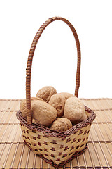 Image showing Walnuts in basket