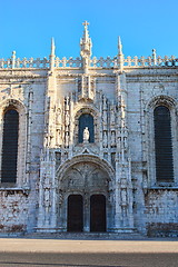 Image showing jeronimos Monastery in Belem quarter, Lisbon, Portugal.
