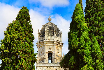 Image showing  Jeronimos Monastery in Belem quarter, Lisbon, Portugal.