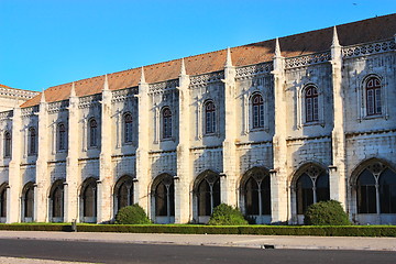 Image showing  Jeronimos Monastery in Belem quarter, Lisbon, Portugal.