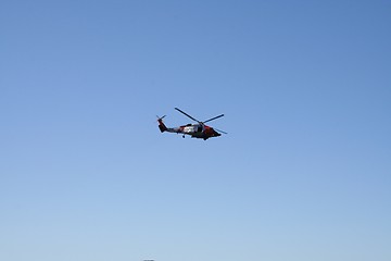Image showing U.S. Coast Guard Helicopter