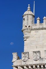 Image showing detail from belem tower, lisbon, portugal