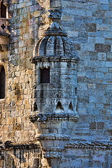 Image showing detail from belem tower, lisbon, portugal