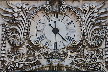 Image showing Rusty old clock