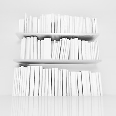 Image showing white books