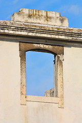 Image showing Stone window