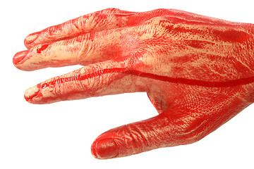 Image showing Bloody hand