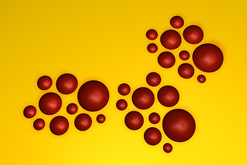 Image showing red bubbles