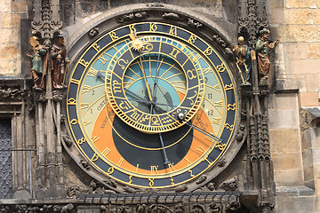 Image showing Prague clock 