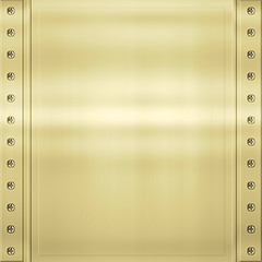 Image showing gold metal background texture