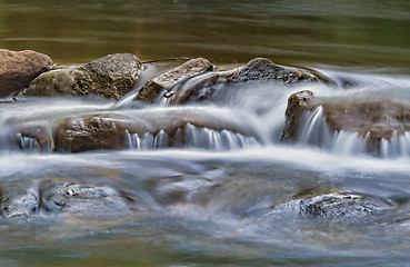 Image showing water over rocks