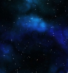 Image showing deep space night sky