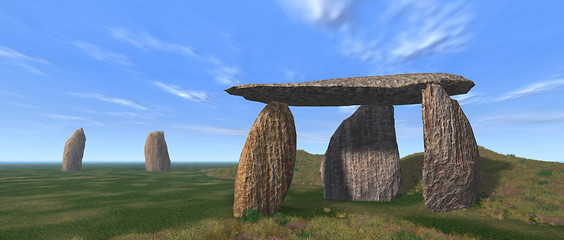 Image showing Dolmen Landscape