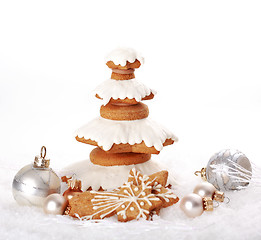 Image showing Gingerbread tree