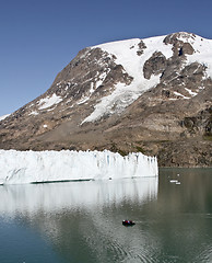 Image showing Front of a glacier