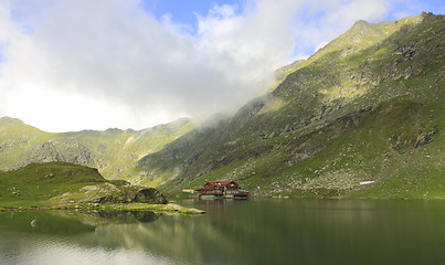 Image showing Balea lake,Fagaras Mountains,Romania