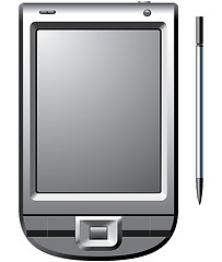 Image showing PDA with stylus