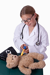 Image showing Playing doctor