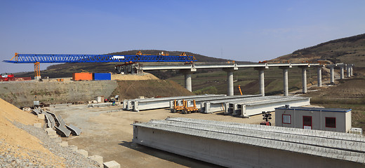 Image showing Road construction site