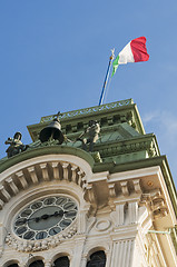 Image showing Trieste Town Hall detail