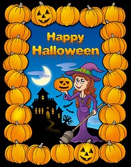 Image showing Happy Halloween card