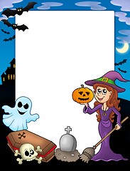 Image showing Halloween frame 2