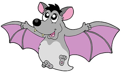 Image showing Cartoon bat