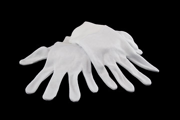 Image showing White Gloves