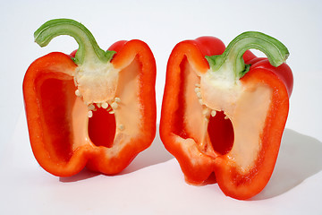 Image showing Sliced pepper