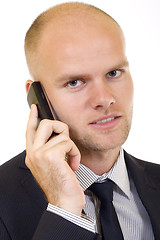 Image showing businessman on the phone