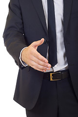Image showing businessman ready to handshake