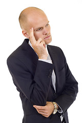 Image showing thinking businessman