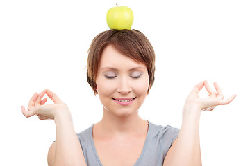 Image showing Happy meditation