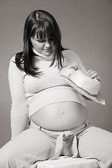 Image showing pregnant woman portrait