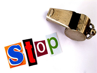 Image showing stop