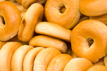 Image showing Bunch of Bagels