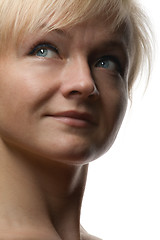 Image showing beautiful woman close-up portrait