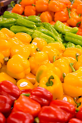 Image showing Peppers at the Grocer's