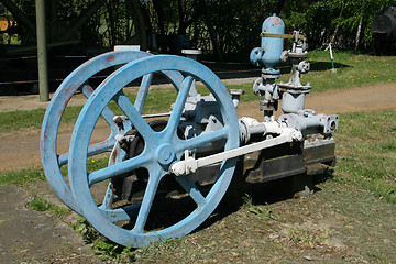 Image showing Old steam engine