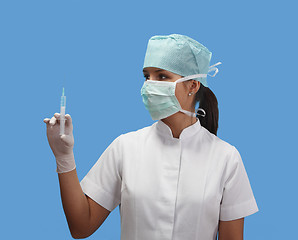 Image showing Nurse with a syringe