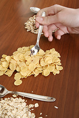 Image showing Corn flakes