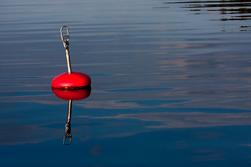 Image showing red buoy