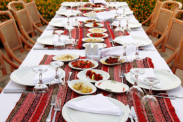 Image showing Table for dinner
